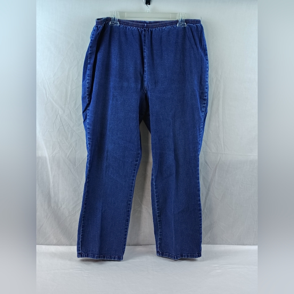Allison Daley Indigo Denim Trousers